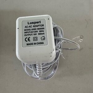 Lusperi AC-AC Adapter White for RING Doorbells